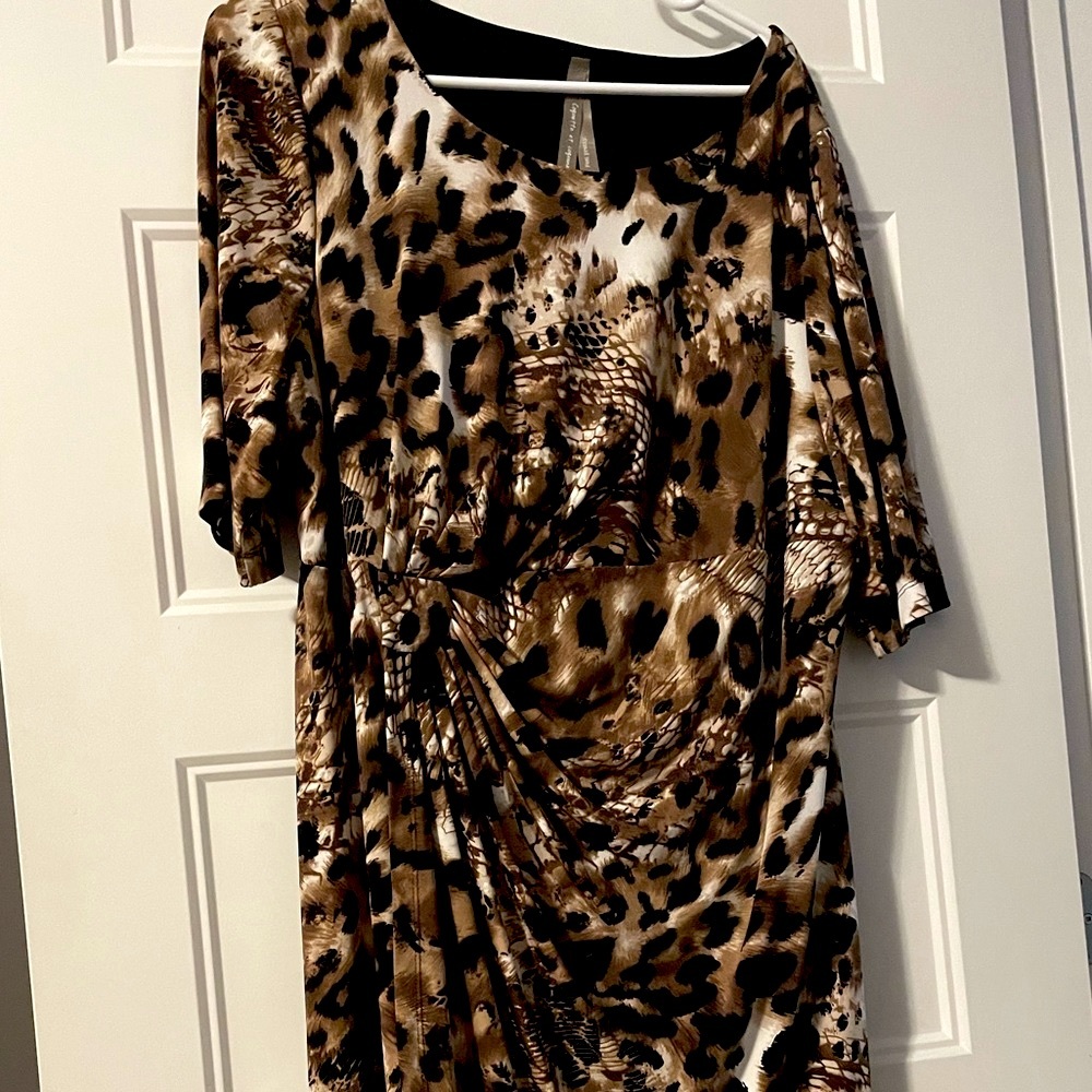 EUC Penningtons animal print Dress 18W - Picture 4 of 9